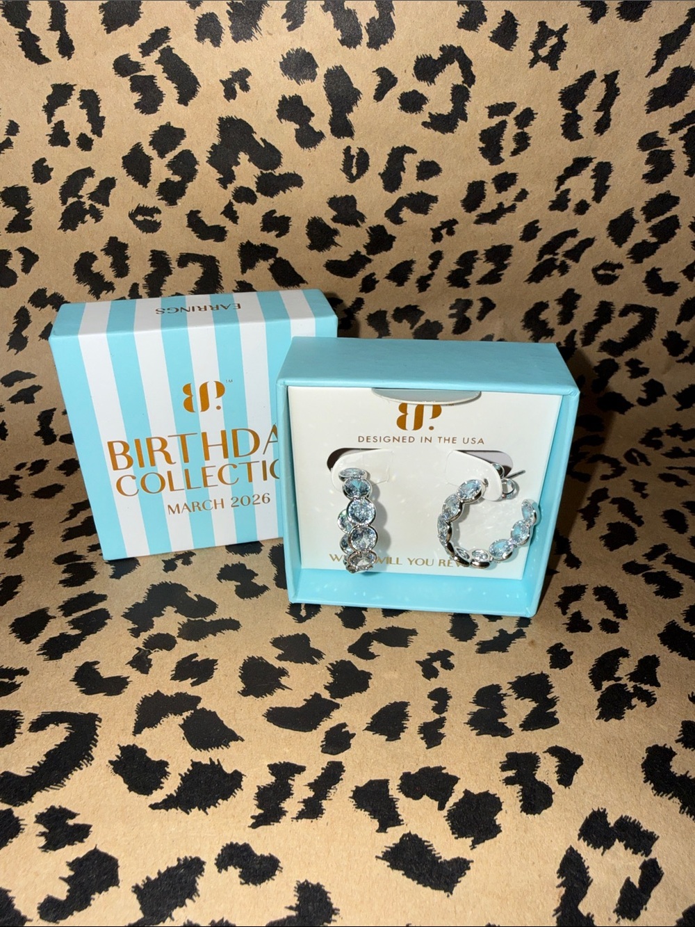 BP Birthday Collection March 2026 Amelie Hoops Earrings
